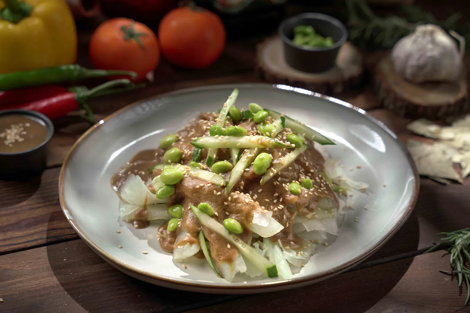 All-You-Can-Eat Asian Feast 4 胡麻涼拌粉皮